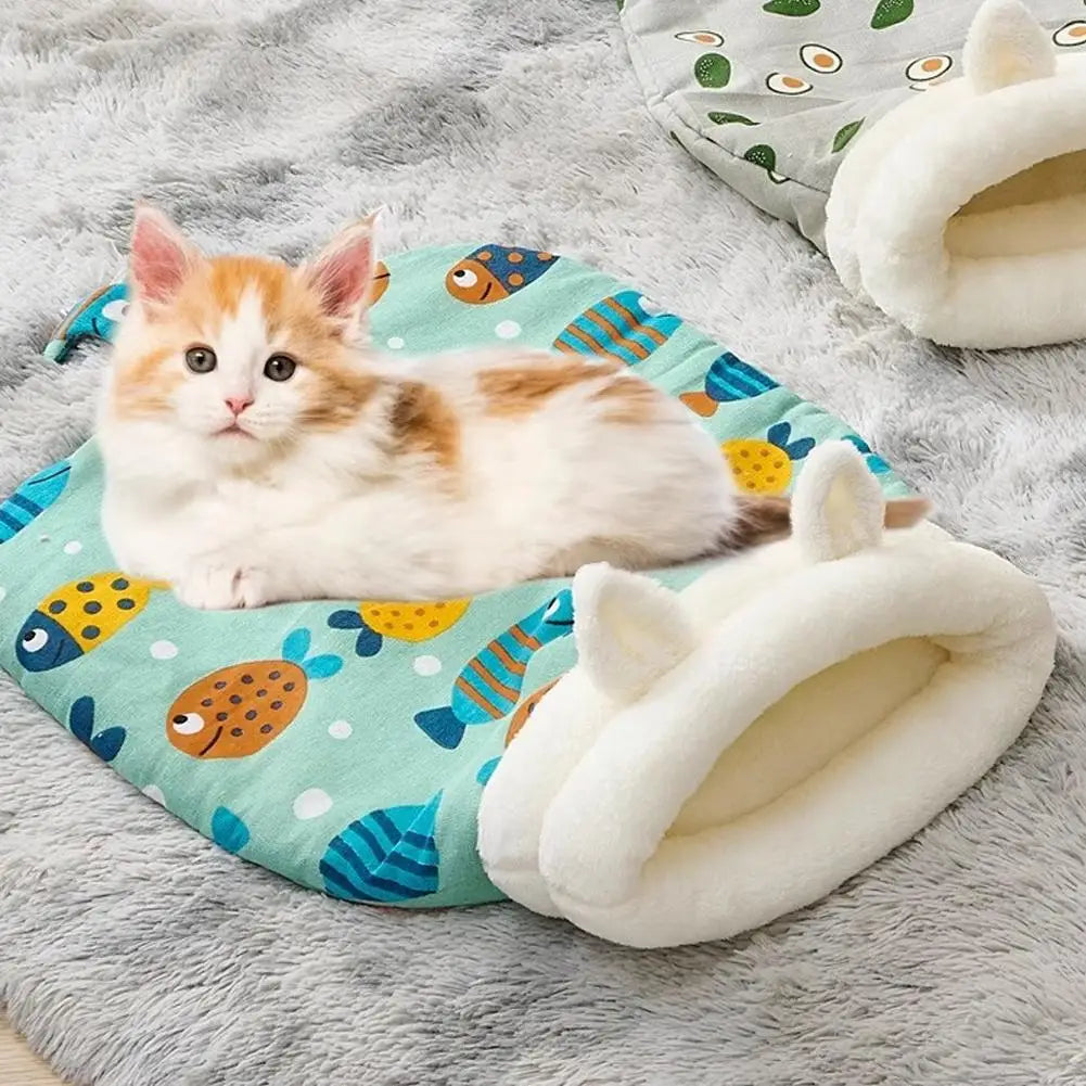 Snuggle sack opened flat as a mat